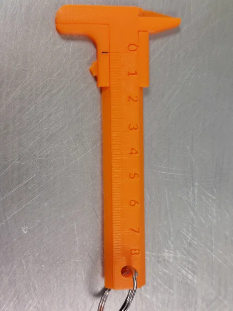 Móc khóa thước cặp Vernier chuẩn hệ Metric (8cm) - Image 1
