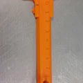 Móc khóa thước cặp Vernier chuẩn hệ Metric (8cm) - Thumbnail 1