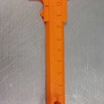 Móc khóa thước cặp Vernier chuẩn hệ Metric (8cm)