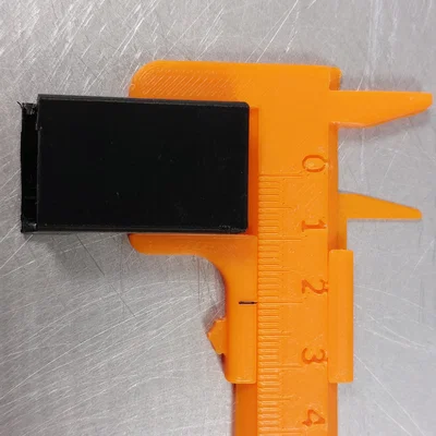 Móc khóa thước cặp Vernier chuẩn hệ Metric (8cm)