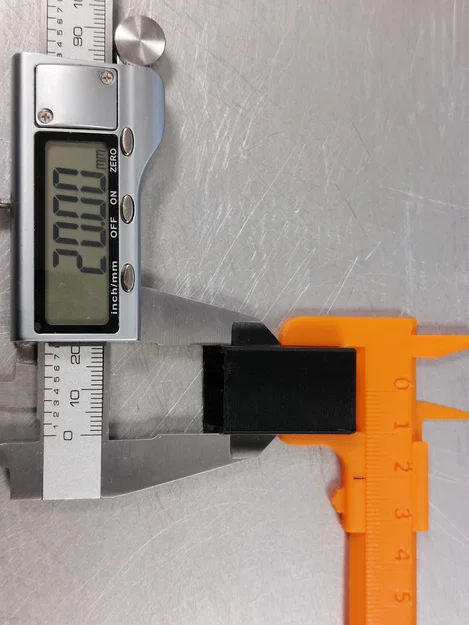 Móc khóa thước cặp Vernier chuẩn hệ Metric (8cm) - Image 5