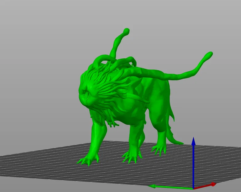 Mô hình 3D Lion Beached Thing (Death Stranding) cực chất cho người chơi - Image 3