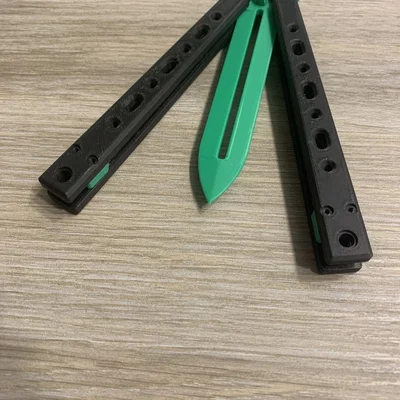 Butterfly knife by Tech Solutions 3D gen 1