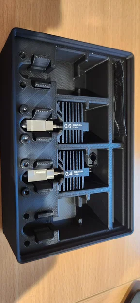 Khay Gridfinity cho hotend Bambu Lab (Gridfinity Bambu Lab hotend bin) - Image 3