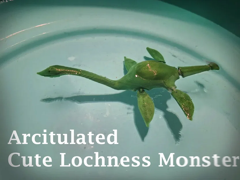 Arcitulated Cute Lochness monster – Quái vật Lochness dễ thương dạng khớp - Image 1