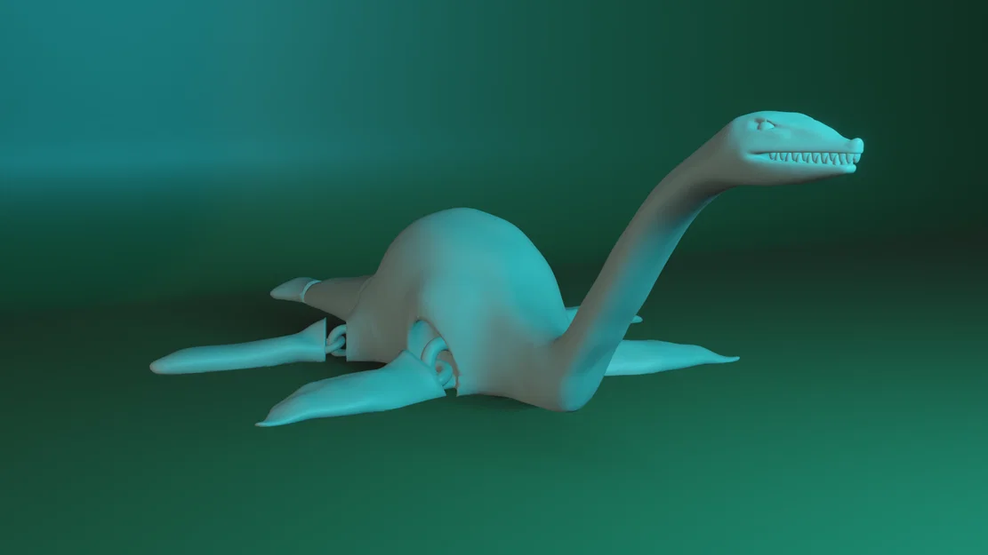 Arcitulated Cute Lochness monster – Quái vật Lochness dễ thương dạng khớp - Image 3