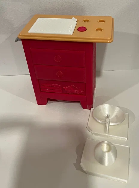 Mô-đun thay thế bồn rửa cho đồ chơi Barbie (Barbie Sink Modules) - Image 7