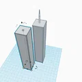 Mô hình 3D Tòa tháp đôi New York (Twin Towers) để bàn - Thumbnail 2
