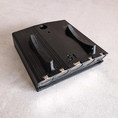Đế kẹp dao 5 nam châm 3D - Dành cho dao bếp lớn và nặng
