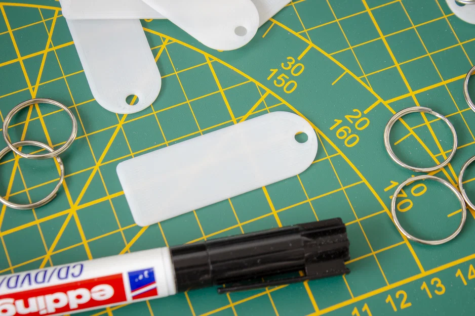 Thẻ khóa trống (Blank Key Tags) - Template in hữu dụng - Keychain/Tags - Functional - Batch - Image 1