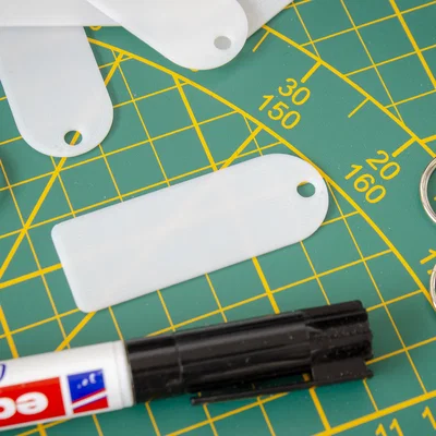 Thẻ khóa trống (Blank Key Tags) - Template in hữu dụng - Keychain/Tags - Functional - Batch