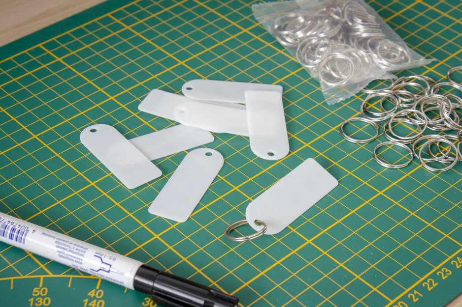 Thẻ khóa trống (Blank Key Tags) - Template in hữu dụng - Keychain/Tags - Functional - Batch - Image 4