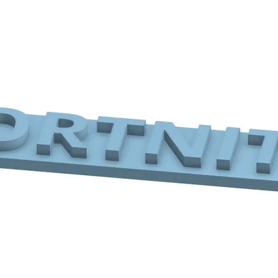 Mô hình logo trang trí Fortnite cực chất cho game thủ