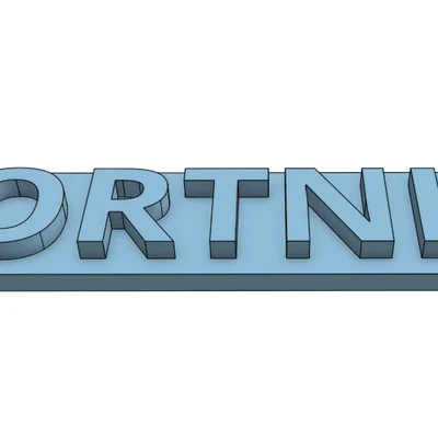 Mô hình logo trang trí Fortnite cực chất cho game thủ