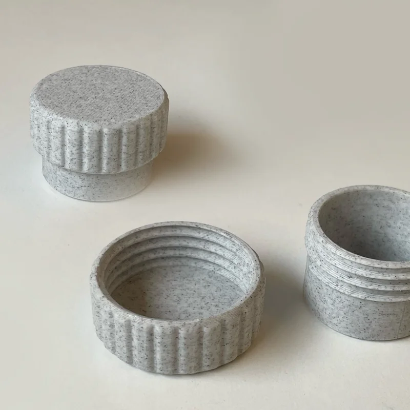 Hộp đựng thuốc dạng xoắn nhỏ gọn, in 3D không cần support