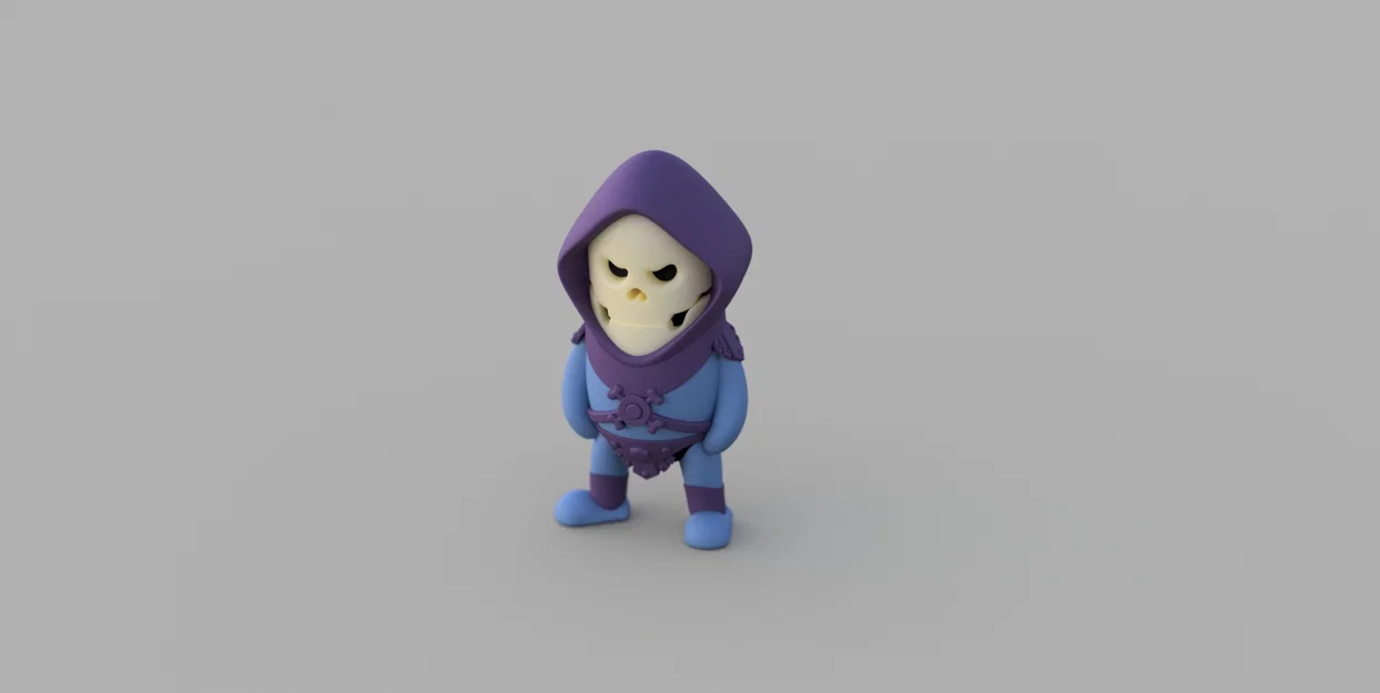 Mô hình in 3D Mini Skeletor phong cách Chibi dễ thương - Image 1