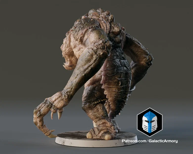 Rancor Miniature – Mô hình in 3D tỉ lệ 1:24 & 1:48 - Image 4