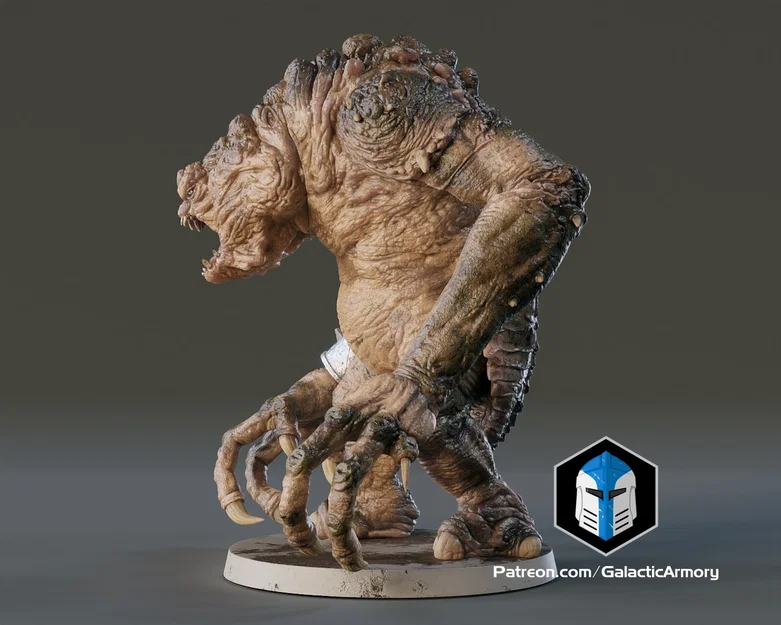 Rancor Miniature – Mô hình in 3D tỉ lệ 1:24 & 1:48 - Image 5