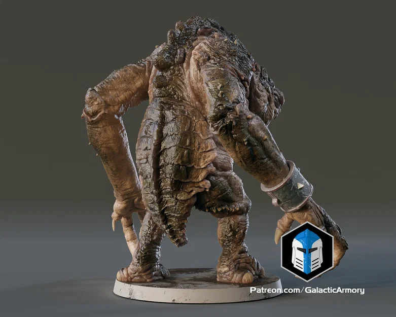 Rancor Miniature – Mô hình in 3D tỉ lệ 1:24 & 1:48 - Image 6