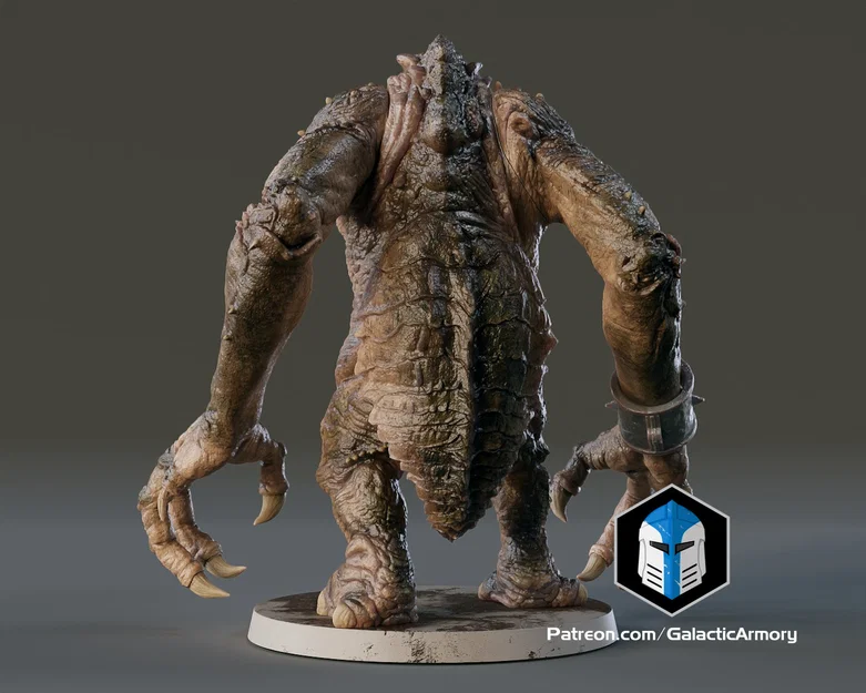 Rancor Miniature – Mô hình in 3D tỉ lệ 1:24 & 1:48 - Image 10
