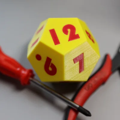Xúc xắc 12 mặt Dodecahedron (Multicolor/Monocolor) / Dé 12 Faces - Dodécaèdre