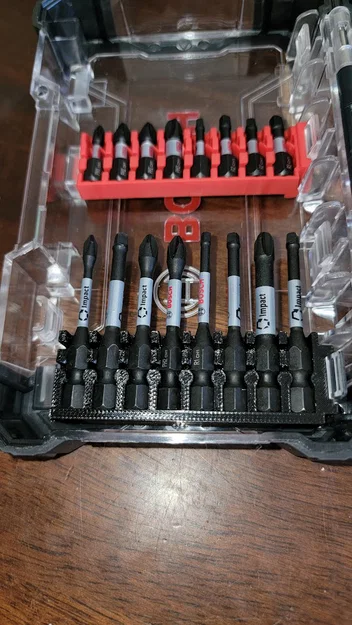 Giá đỡ mũi khoan, đầu vít tùy biến cho hộp Bosch Pick and Click - Image 1