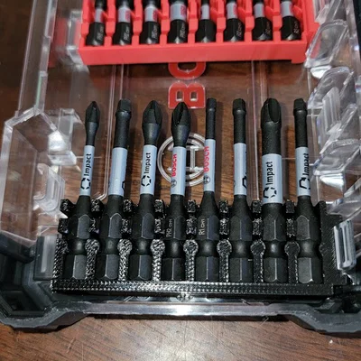 Giá đỡ mũi khoan, đầu vít tùy biến cho hộp Bosch Pick and Click