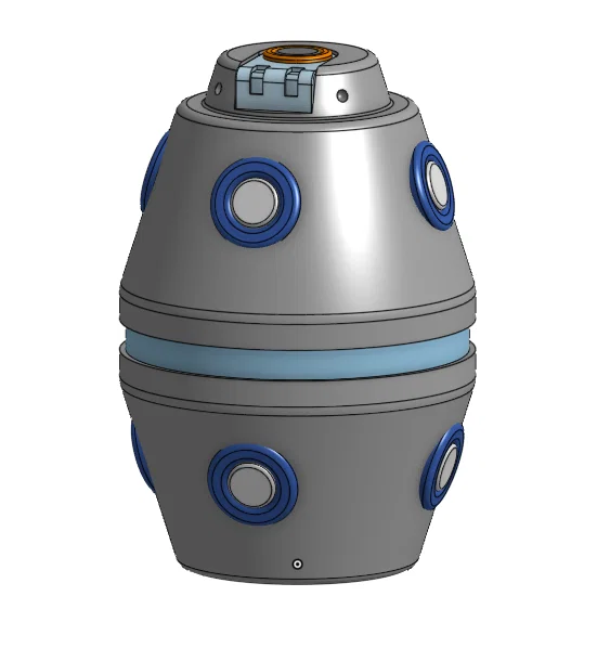 Mô hình lựu đạn G-16 Impact Grenade từ game Helldivers 2 - Image 1
