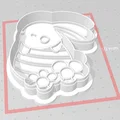 Khuôn cắt bánh quy hình thỏ Phục Sinh trang trí hoa (Easter Rabbit Cookie Cutter) - Thumbnail 1