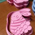 Khuôn cắt bánh quy hình thỏ Phục Sinh trang trí hoa (Easter Rabbit Cookie Cutter) - Thumbnail 2