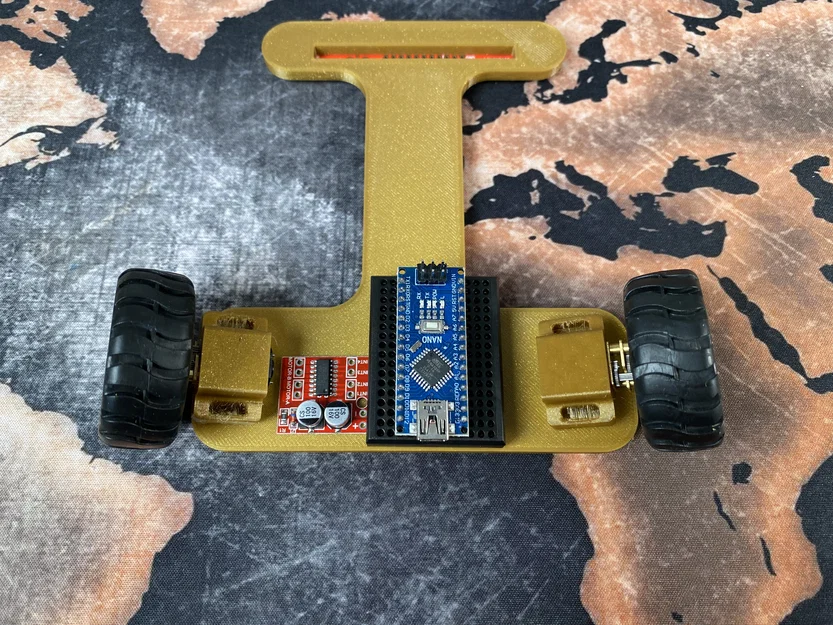 Khung Gầm Robot Dò Đường PID Line Follower - In 3D Đơn Giản - Image 1