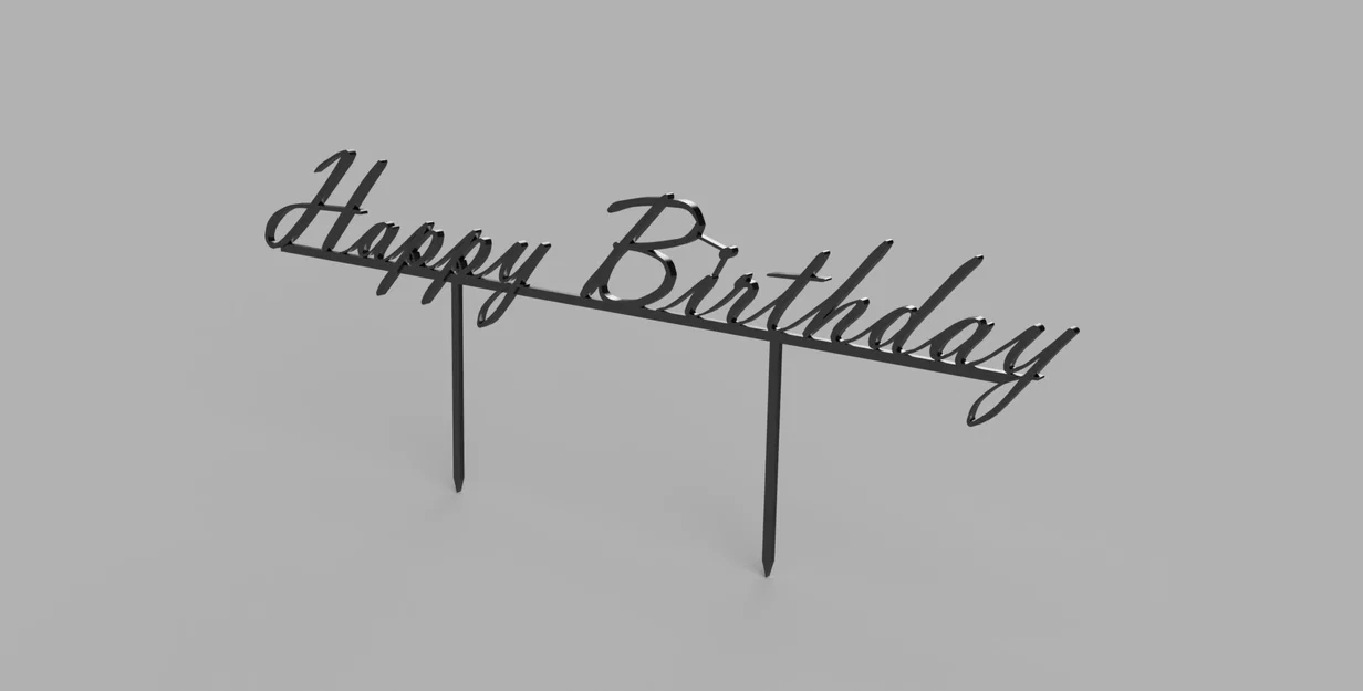 Happy Birthday – Trang trí bánh - Image 1