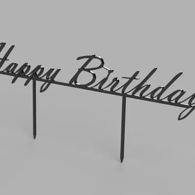 Happy Birthday – Trang trí bánh