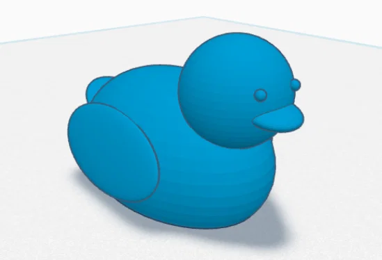 Mô hình chú vịt 3D dễ thương - Duck 3D Printing Model - Image 1