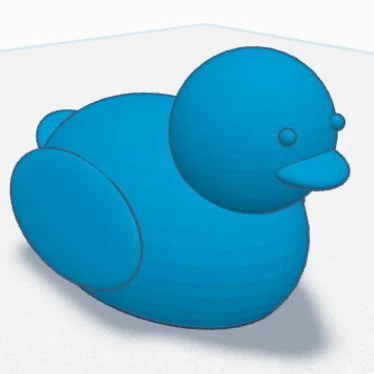 Mô hình chú vịt 3D dễ thương - Duck 3D Printing Model