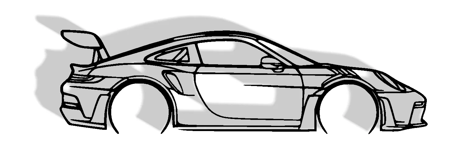 Porsche Gt3 Silhouette - Image 1