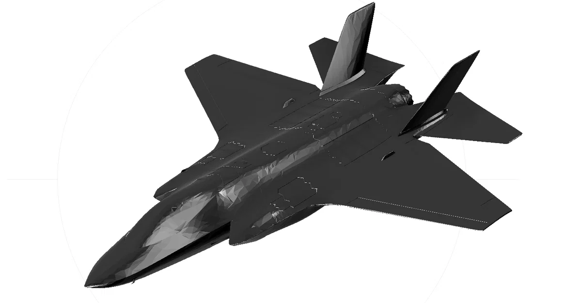 F-35 JSF Lightning Lockheed Martin F35 - 2023 MODEL (Mẫu 3D) - Image 3