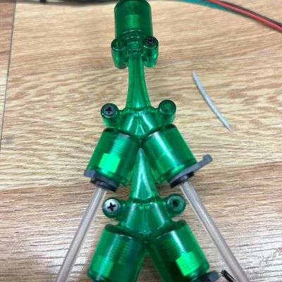 Kẹp Bowden ống chữ Y cho 3d Chameleon (3d Chameleon Y pipe bowden clips)