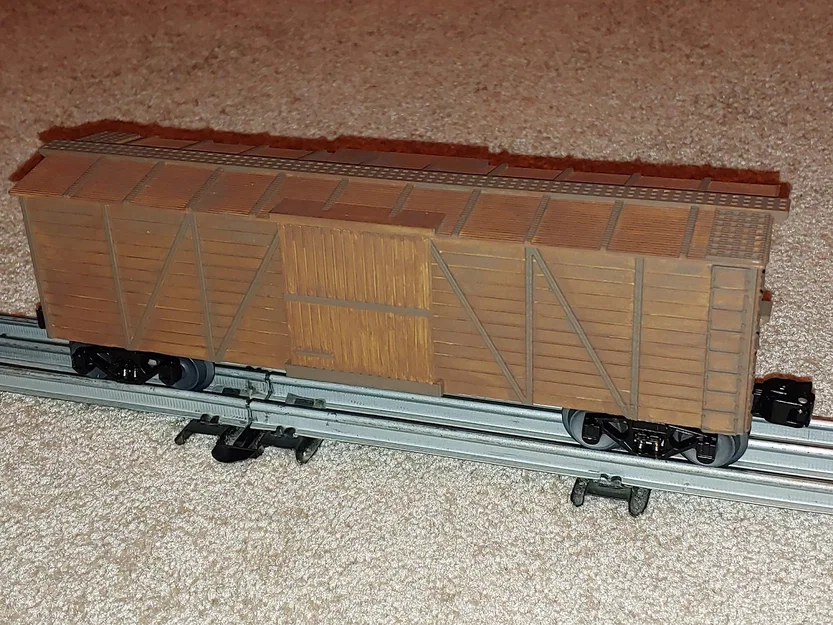 Toa xe hàng Model Railroad Boxcar (O Gauge) - Image 6