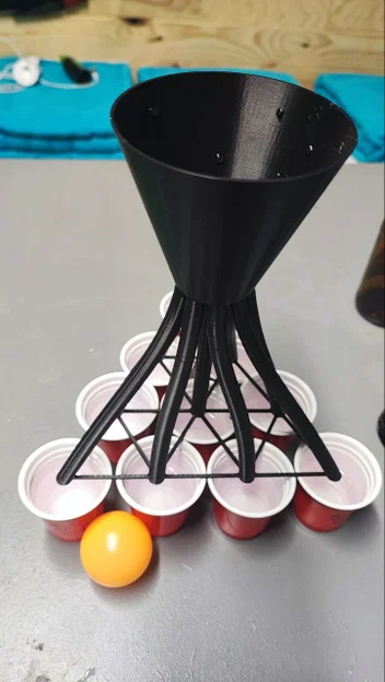 Phễu 3D Hỗ Trợ Beer Pong (Dành Cho Ly 50mm & 70mm) - Image 1