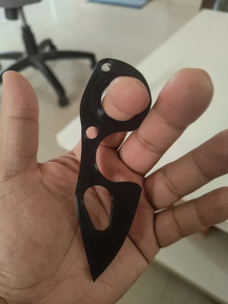Móc khóa xoay Karambit Spinner Keychain 2 (In 3D không cần vòng bi) - Image 1