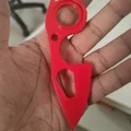 Móc khóa xoay Karambit Spinner Keychain 2 (In 3D không cần vòng bi) - Thumbnail 3