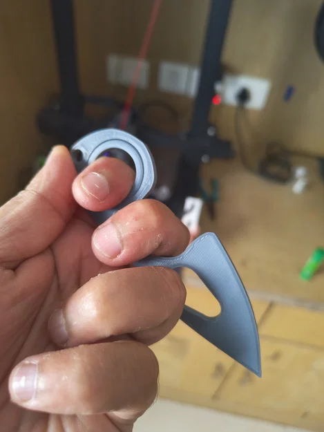 Móc khóa xoay Karambit Spinner Keychain 2 (In 3D không cần vòng bi) - Image 4