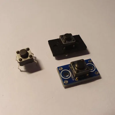 Giá đỡ nút nhấn 6x6mm (6x6mm Push button mount)