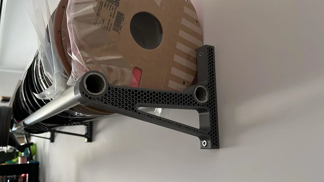 Giá đỡ cuộn nhựa in 3D gắn tường - Giải pháp gọn gàng chuyên nghiệp - Image 1