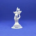 Mô hình nghệ thuật Women and Benchy trang trí bàn làm việc - Thumbnail 2