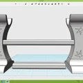 Kệ để kiếm (Sword stand and holder) in 3D phong cách cổ điển - Thumbnail 7