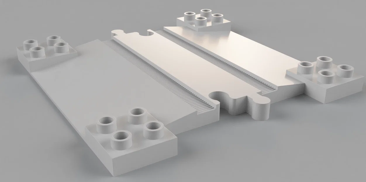 Đường băng qua tàu Duplo (Duplo train crossing) - Image 1