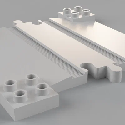 Đường băng qua tàu Duplo (Duplo train crossing)