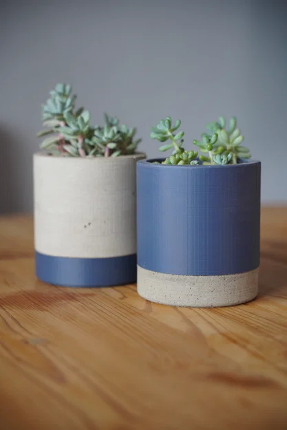 Chậu trồng cây dạng modular kèm khuôn đúc bê tông - Image 1